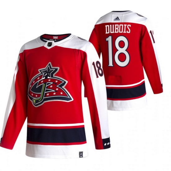 Men Columbus Blue Jackets 18 Pierre Luc Dubois Red Adidas 2020 21 Reverse Retro Alternate NHL Jersey Men Columbus Blue Jackets 18 Pierre Luc Dubois Red Adidas 2020 21 Reverse Retro Alternate NHL Jersey