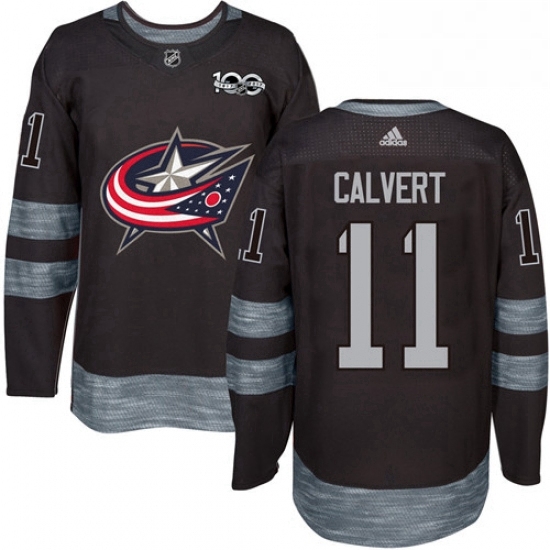 Mens Adidas Columbus Blue Jackets 11 Matt Calvert Premier Black 1917 2017 100th Anniversary NHL Jersey Mens Adidas Columbus Blue Jackets 11 Matt Calvert Premier Black 1917 2017 100th Anniversary NHL Jersey