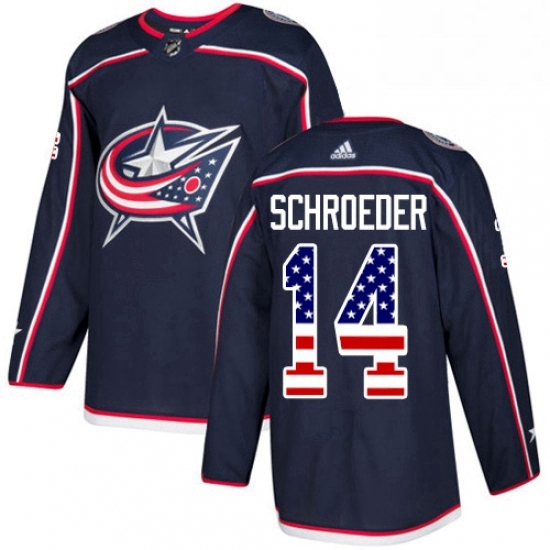 Mens Adidas Columbus Blue Jackets 14 Jordan Schroeder Authentic Navy Blue USA Flag Fashion NHL Jersey Mens Adidas Columbus Blue Jackets 14 Jordan Schroeder Authentic Navy Blue USA Flag Fashion NHL Jersey