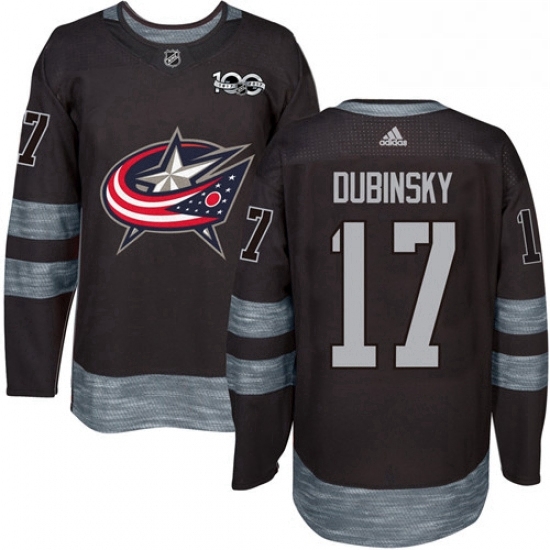 Mens Adidas Columbus Blue Jackets 17 Brandon Dubinsky Premier Black 1917 2017 100th Anniversary NHL Jersey Mens Adidas Columbus Blue Jackets 17 Brandon Dubinsky Premier Black 1917 2017 100th Anniversary NHL Jersey