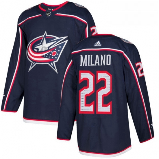 Mens Adidas Columbus Blue Jackets 22 Sonny Milano Premier Navy Blue Home NHL Jersey Mens Adidas Columbus Blue Jackets 22 Sonny Milano Premier Navy Blue Home NHL Jersey