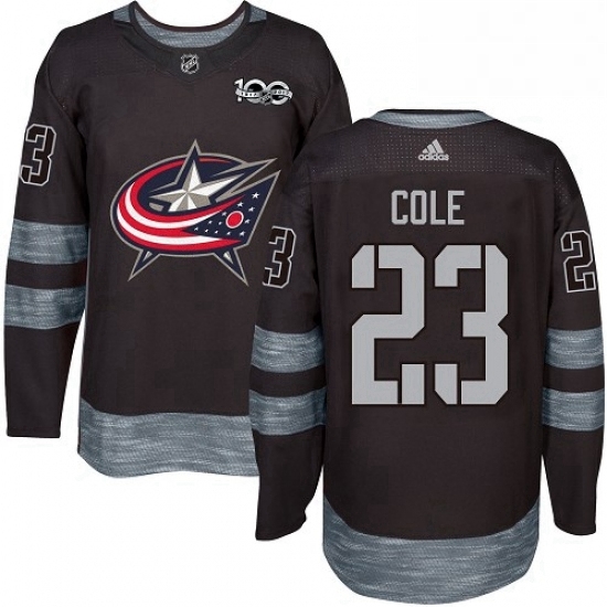 Mens Adidas Columbus Blue Jackets 23 Ian Cole Authentic Black 1917 2017 100th Anniversary NHL Jersey Mens Adidas Columbus Blue Jackets 23 Ian Cole Authentic Black 1917 2017 100th Anniversary NHL Jersey