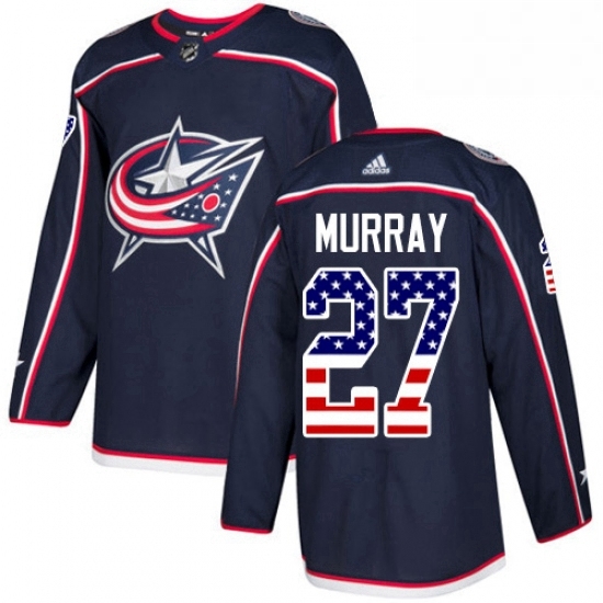 Mens Adidas Columbus Blue Jackets 27 Ryan Murray Authentic Navy Blue USA Flag Fashion NHL Jersey Mens Adidas Columbus Blue Jackets 27 Ryan Murray Authentic Navy Blue USA Flag Fashion NHL Jersey