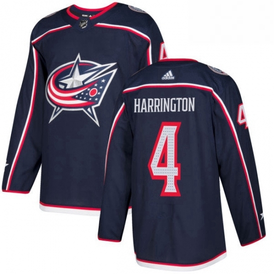 Mens Adidas Columbus Blue Jackets 4 Scott Harrington Authentic Navy Blue Home NHL Jersey Mens Adidas Columbus Blue Jackets 4 Scott Harrington Authentic Navy Blue Home NHL Jersey