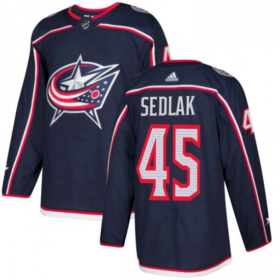 Mens Adidas Columbus Blue Jackets 45 Lukas Sedlak Premier Navy Blue Home NHL Jersey Mens Adidas Columbus Blue Jackets 45 Lukas Sedlak Premier Navy Blue Home NHL Jersey