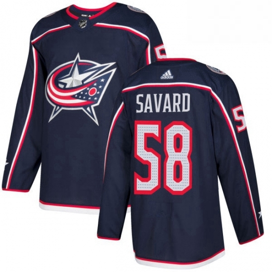 Mens Adidas Columbus Blue Jackets 58 David Savard Authentic Navy Blue Home NHL Jersey Mens Adidas Columbus Blue Jackets 58 David Savard Authentic Navy Blue Home NHL Jersey