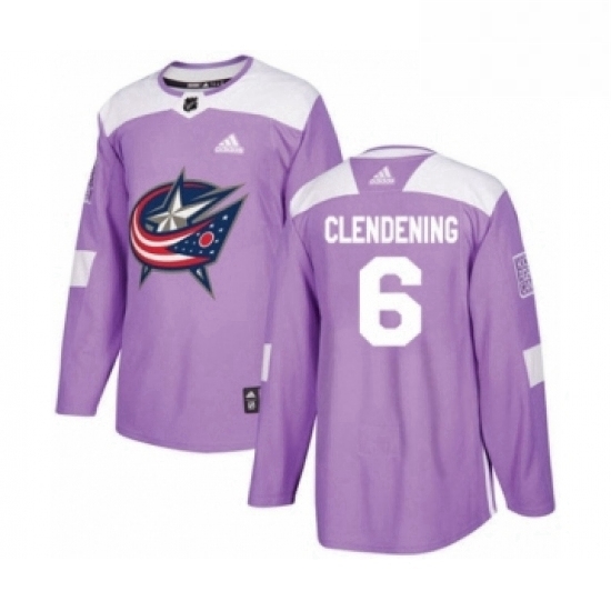 Mens Adidas Columbus Blue Jackets 6 Adam Clendening Authentic Purple Fights Cancer Practice NHL Jersey Mens Adidas Columbus Blue Jackets 6 Adam Clendening Authentic Purple Fights Cancer Practice NHL Jersey