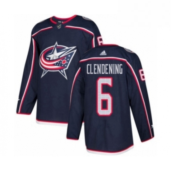 Mens Adidas Columbus Blue Jackets 6 Adam Clendening Premier Navy Blue Home NHL Jersey Mens Adidas Columbus Blue Jackets 6 Adam Clendening Premier Navy Blue Home NHL Jersey