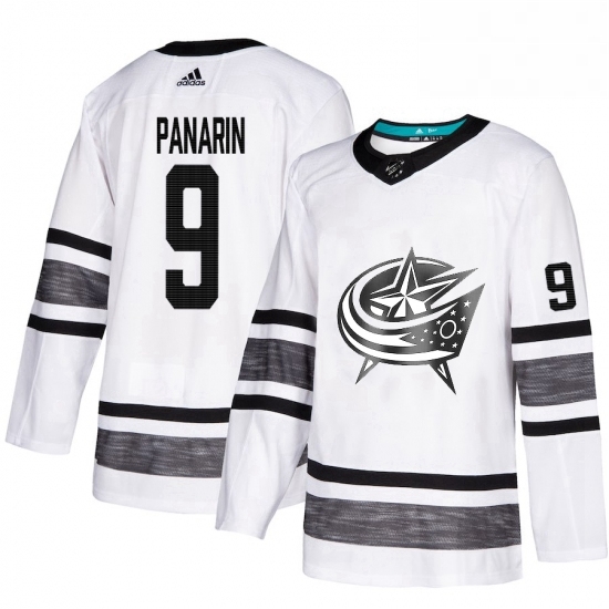 Mens Adidas Columbus Blue Jackets 9 Artemi Panarin White 2019 All Star Game Parley Authentic Stitched NHL Jersey Mens Adidas Columbus Blue Jackets 9 Artemi Panarin White 2019 All Star Game Parley Authentic Stitched NHL Jersey