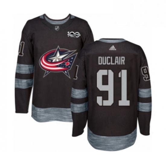 Mens Adidas Columbus Blue Jackets 91 Anthony Duclair Authentic Black 1917 2017 100th Anniversary NHL Jersey Mens Adidas Columbus Blue Jackets 91 Anthony Duclair Authentic Black 1917 2017 100th Anniversary NHL Jersey