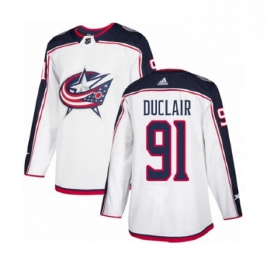 Mens Adidas Columbus Blue Jackets 91 Anthony Duclair Authentic White Away NHL Jersey Mens Adidas Columbus Blue Jackets 91 Anthony Duclair Authentic White Away NHL Jersey