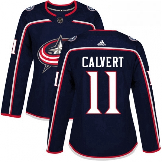 Womens Adidas Columbus Blue Jackets 11 Matt Calvert Premier Navy Blue Home NHL Jersey Womens Adidas Columbus Blue Jackets 11 Matt Calvert Premier Navy Blue Home NHL Jersey