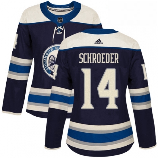 Womens Adidas Columbus Blue Jackets 14 Jordan Schroeder Authentic Navy Blue Alternate NHL Jersey Womens Adidas Columbus Blue Jackets 14 Jordan Schroeder Authentic Navy Blue Alternate NHL Jersey