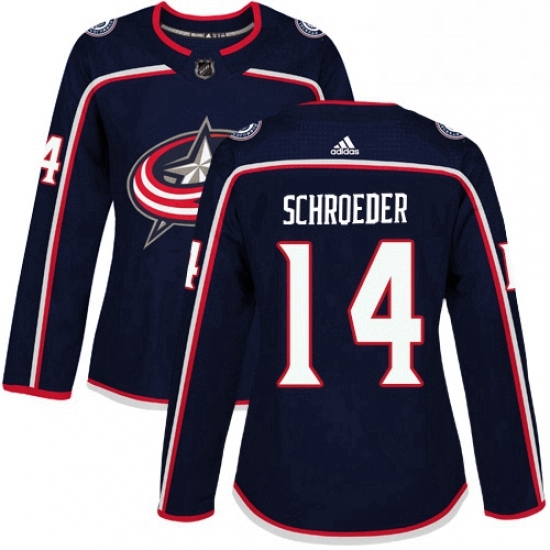 Womens Adidas Columbus Blue Jackets 14 Jordan Schroeder Premier Navy Blue Home NHL Jersey Womens Adidas Columbus Blue Jackets 14 Jordan Schroeder Premier Navy Blue Home NHL Jersey