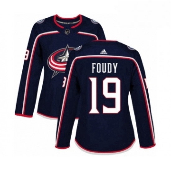 Womens Adidas Columbus Blue Jackets 19 Liam Foudy Premier Navy Blue Home NHL Jersey Womens Adidas Columbus Blue Jackets 19 Liam Foudy Premier Navy Blue Home NHL Jersey
