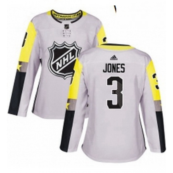 Womens Adidas Columbus Blue Jackets 3 Seth Jones Authentic Gray 2018 All Star Metro Division NHL Jersey Womens Adidas Columbus Blue Jackets 3 Seth Jones Authentic Gray 2018 All Star Metro Division NHL Jersey