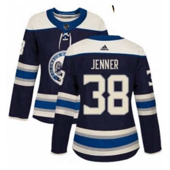 Womens Adidas Columbus Blue Jackets 38 Boone Jenner Authentic Navy Blue Alternate NHL Jersey Womens Adidas Columbus Blue Jackets 38 Boone Jenner Authentic Navy Blue Alternate NHL Jersey