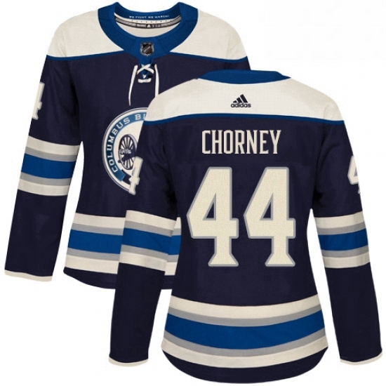 Womens Adidas Columbus Blue Jackets 44 Taylor Chorney Authentic Navy Blue Alternate NHL Jersey Womens Adidas Columbus Blue Jackets 44 Taylor Chorney Authentic Navy Blue Alternate NHL Jersey