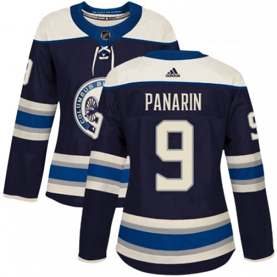 Womens Adidas Columbus Blue Jackets 9 Artemi Panarin Authentic Navy Blue Alternate NHL Jersey Womens Adidas Columbus Blue Jackets 9 Artemi Panarin Authentic Navy Blue Alternate NHL Jersey