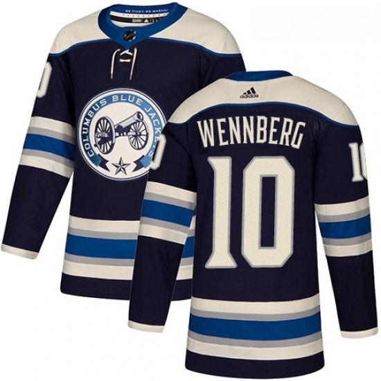 Youth Adidas Columbus Blue Jackets 10 Alexander Wennberg Authentic Navy Blue Alternate NHL Jersey Youth Adidas Columbus Blue Jackets 10 Alexander Wennberg Authentic Navy Blue Alternate NHL Jersey