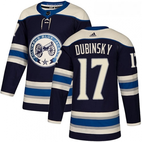 Youth Adidas Columbus Blue Jackets 17 Brandon Dubinsky Authentic Navy Blue Alternate NHL Jersey Youth Adidas Columbus Blue Jackets 17 Brandon Dubinsky Authentic Navy Blue Alternate NHL Jersey