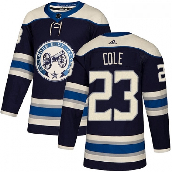 Youth Adidas Columbus Blue Jackets 23 Ian Cole Authentic Navy Blue Alternate NHL Jersey Youth Adidas Columbus Blue Jackets 23 Ian Cole Authentic Navy Blue Alternate NHL Jersey