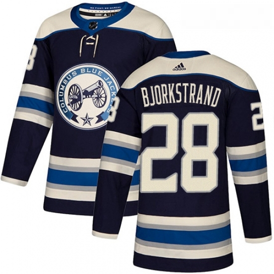 Youth Adidas Columbus Blue Jackets 28 Oliver Bjorkstrand Authentic Navy Blue Alternate NHL Jersey Youth Adidas Columbus Blue Jackets 28 Oliver Bjorkstrand Authentic Navy Blue Alternate NHL Jersey
