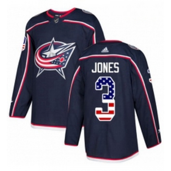 Youth Adidas Columbus Blue Jackets 3 Seth Jones Authentic Navy Blue USA Flag Fashion NHL Jersey Youth Adidas Columbus Blue Jackets 3 Seth Jones Authentic Navy Blue USA Flag Fashion NHL Jersey