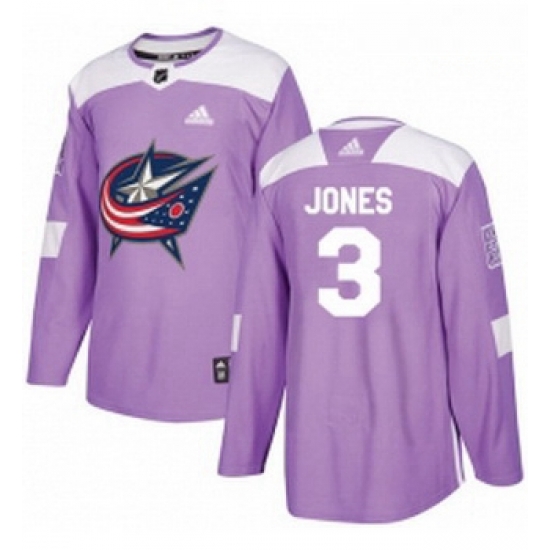 Youth Adidas Columbus Blue Jackets 3 Seth Jones Authentic Purple Fights Cancer Practice NHL Jersey Youth Adidas Columbus Blue Jackets 3 Seth Jones Authentic Purple Fights Cancer Practice NHL Jersey