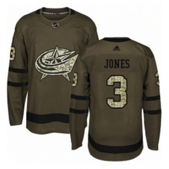 Youth Adidas Columbus Blue Jackets 3 Seth Jones Premier Green Salute to Service NHL Jersey Youth Adidas Columbus Blue Jackets 3 Seth Jones Premier Green Salute to Service NHL Jersey