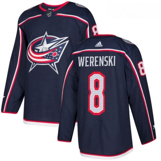 Youth Adidas Columbus Blue Jackets 8 Zach Werenski Premier Navy Blue Home NHL Jersey Youth Adidas Columbus Blue Jackets 8 Zach Werenski Premier Navy Blue Home NHL Jersey