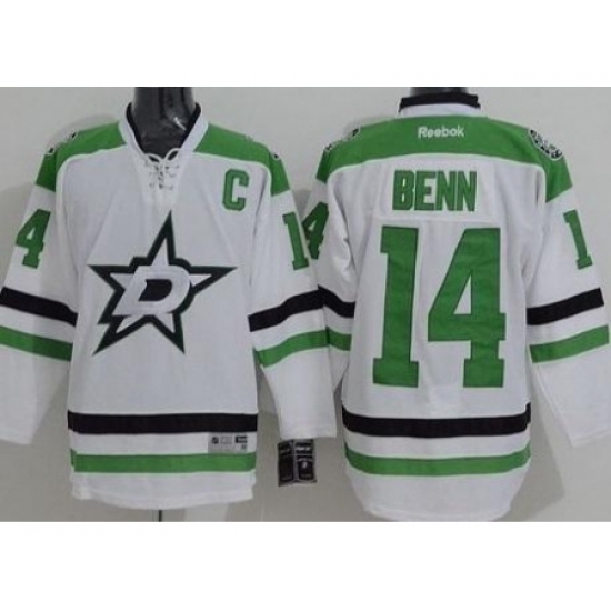 Dallas Stars #14 Jamie Benn White Stitched NHL Jersey Dallas Stars #14 Jamie Benn White Stitched NHL Jersey