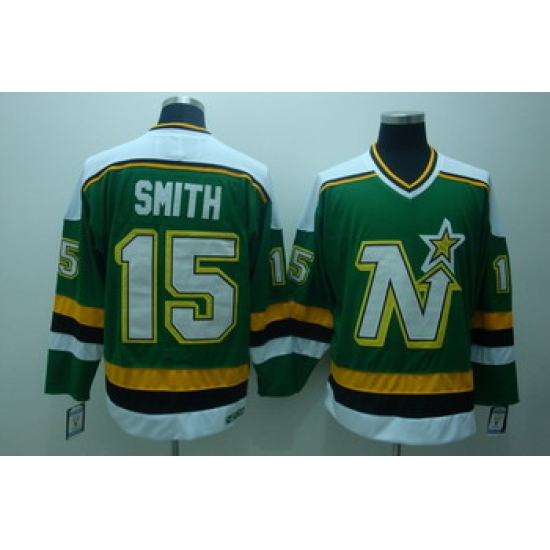 Dalls Stars 15 Smith Green Jerseys CCM Dalls Stars 15 Smith Green Jerseys CCM