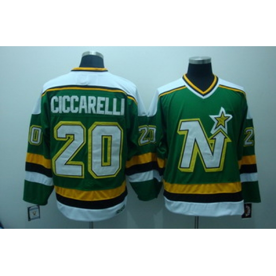 Dalls Stars 20 ciccarelli Green jerseys CCM Dalls Stars 20 ciccarelli Green jerseys CCM