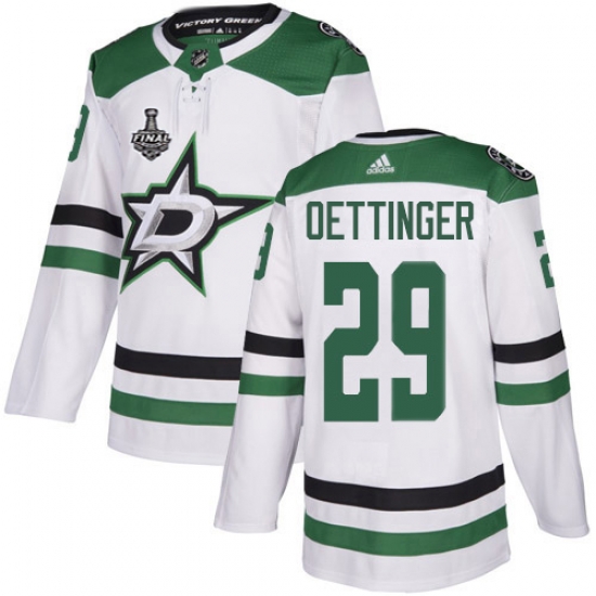Men Adidas Dallas Stars 29 Jake Oettinger White Road Authentic 2020 Stanley Cup Final Stitched NHL Jersey Men Adidas Dallas Stars 29 Jake Oettinger White Road Authentic 2020 Stanley Cup Final Stitched NHL Jersey