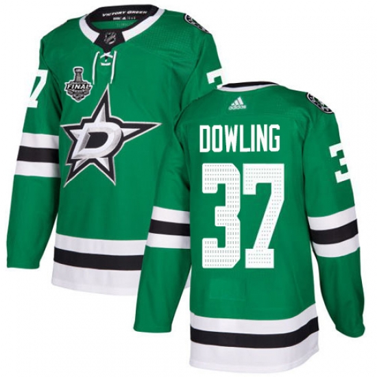 Men Adidas Dallas Stars 37 Justin Dowling Green Home Authentic 2020 Stanley Cup Final Stitched NHL Jersey Men Adidas Dallas Stars 37 Justin Dowling Green Home Authentic 2020 Stanley Cup Final Stitched NHL Jersey