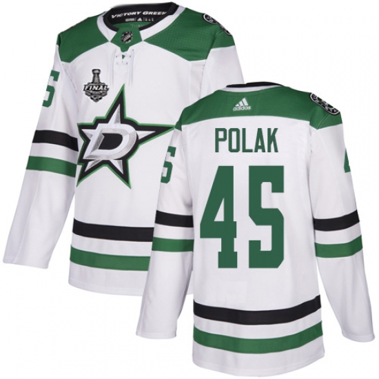 Men Adidas Dallas Stars 45 Roman Polak White Road Authentic 2020 Stanley Cup Final Stitched NHL Jersey Men Adidas Dallas Stars 45 Roman Polak White Road Authentic 2020 Stanley Cup Final Stitched NHL Jersey