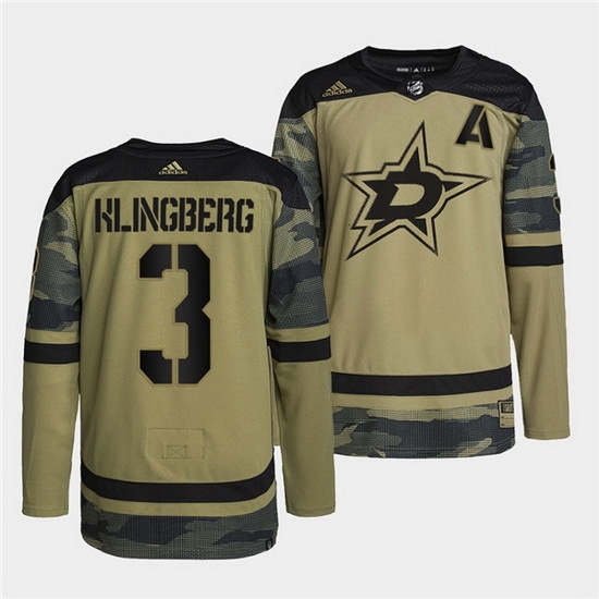 Men Dallas Stars 3 John Klingberg 2022 Camo Military Appreciation Night Stitched jersey Men Dallas Stars 3 John Klingberg 2022 Camo Military Appreciation Night Stitched jersey