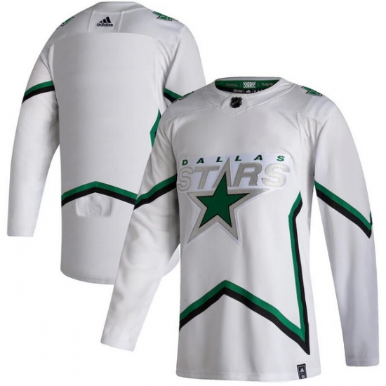 Men Dallas Stars Blank White 2020 21 Reverse Retro Adidas Jersey Men Dallas Stars Blank White 2020 21 Reverse Retro Adidas Jersey