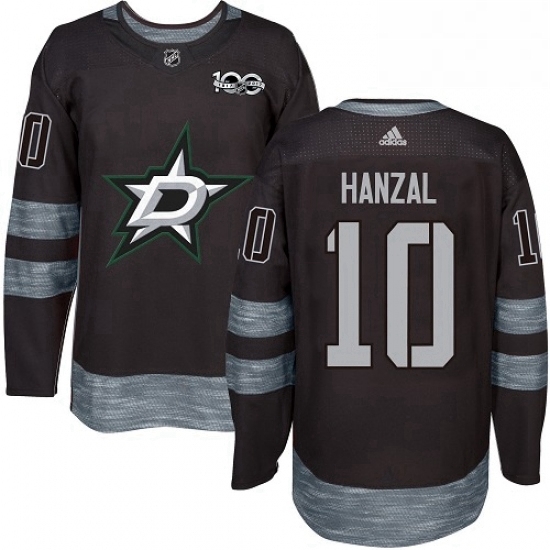 Mens Adidas Dallas Stars 10 Martin Hanzal Authentic Black 1917 2017 100th Anniversary NHL Jersey Mens Adidas Dallas Stars 10 Martin Hanzal Authentic Black 1917 2017 100th Anniversary NHL Jersey