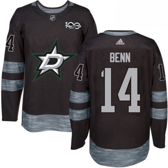 Mens Adidas Dallas Stars 14 Jamie Benn Authentic Black 1917 2017 100th Anniversary NHL Jersey Mens Adidas Dallas Stars 14 Jamie Benn Authentic Black 1917 2017 100th Anniversary NHL Jersey