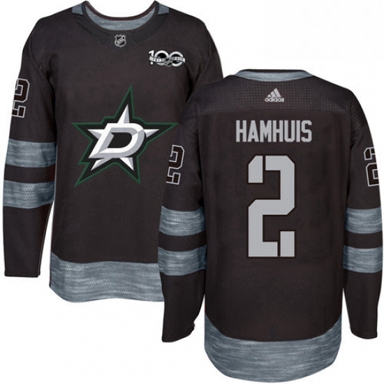 Mens Adidas Dallas Stars 2 Dan Hamhuis Premier Black 1917 2017 100th Anniversary NHL Jersey Mens Adidas Dallas Stars 2 Dan Hamhuis Premier Black 1917 2017 100th Anniversary NHL Jersey