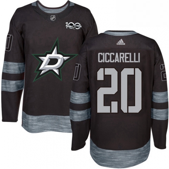Mens Adidas Dallas Stars 20 Dino Ciccarelli Premier Black 1917 2017 100th Anniversary NHL Jersey Mens Adidas Dallas Stars 20 Dino Ciccarelli Premier Black 1917 2017 100th Anniversary NHL Jersey