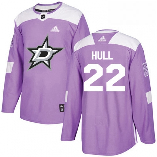 Mens Adidas Dallas Stars 22 Brett Hull Authentic Purple Fights Cancer Practice NHL Jersey Mens Adidas Dallas Stars 22 Brett Hull Authentic Purple Fights Cancer Practice NHL Jersey