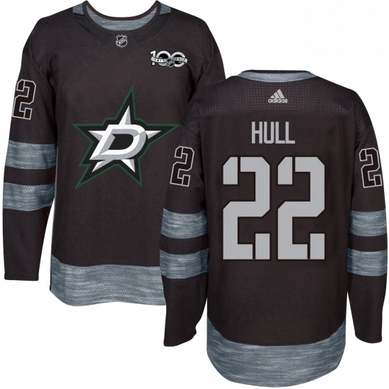 Mens Adidas Dallas Stars 22 Brett Hull Premier Black 1917 2017 100th Anniversary NHL Jersey Mens Adidas Dallas Stars 22 Brett Hull Premier Black 1917 2017 100th Anniversary NHL Jersey