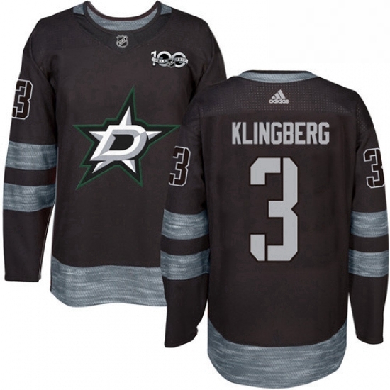 Mens Adidas Dallas Stars 3 John Klingberg Premier Black 1917 2017 100th Anniversary NHL Jersey Mens Adidas Dallas Stars 3 John Klingberg Premier Black 1917 2017 100th Anniversary NHL Jersey
