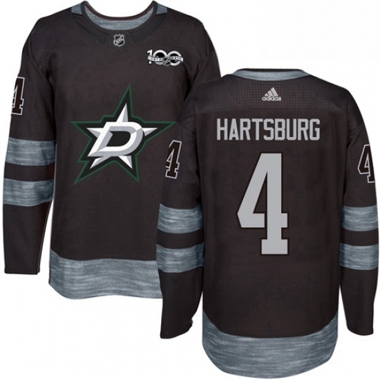 Mens Adidas Dallas Stars 4 Craig Hartsburg Premier Black 1917 2017 100th Anniversary NHL Jersey Mens Adidas Dallas Stars 4 Craig Hartsburg Premier Black 1917 2017 100th Anniversary NHL Jersey