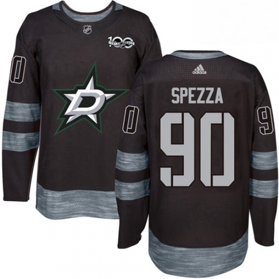 Mens Adidas Dallas Stars 90 Jason Spezza Authentic Black 1917 2017 100th Anniversary NHL Jersey Mens Adidas Dallas Stars 90 Jason Spezza Authentic Black 1917 2017 100th Anniversary NHL Jersey