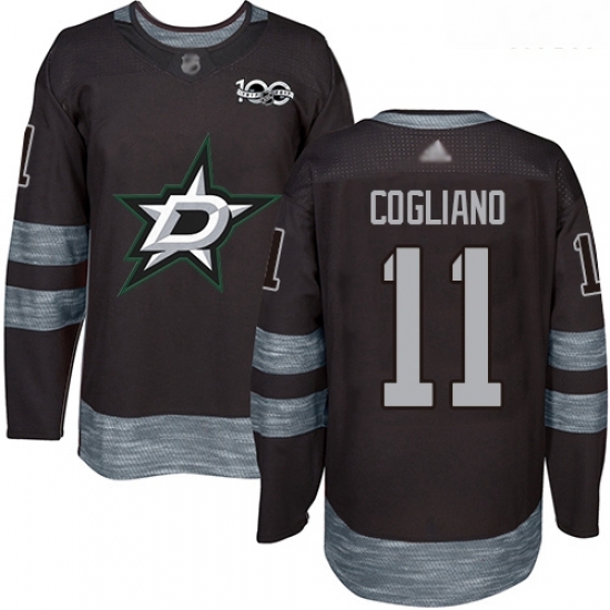 Stars #11 Andrew Cogliano Black 1917 2017 100th Anniversary Stitched Hockey Jersey Stars #11 Andrew Cogliano Black 1917 2017 100th Anniversary Stitched Hockey Jersey