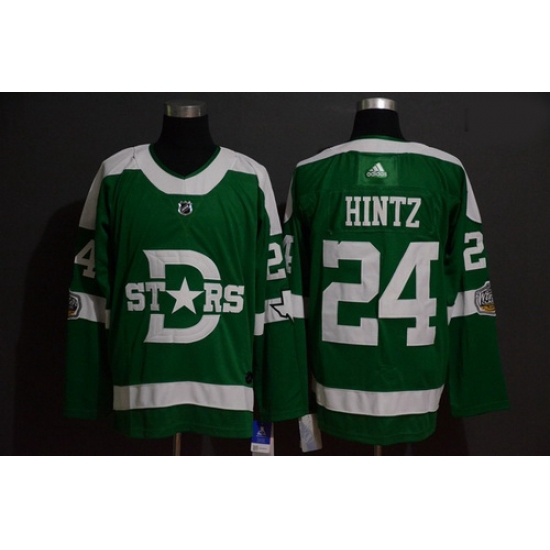 Stars 24 Roope Hintz Green 2020 Winter Classic Adidas Jersey Stars 24 Roope Hintz Green 2020 Winter Classic Adidas Jersey